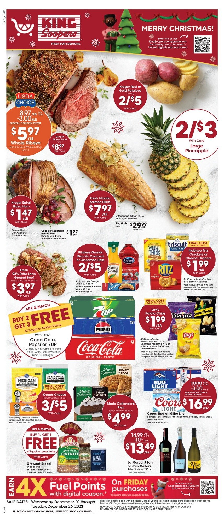 King Soopers Weekly Ad Dec 20 – Dec 26, 2023 (Christmas Promotion Included)