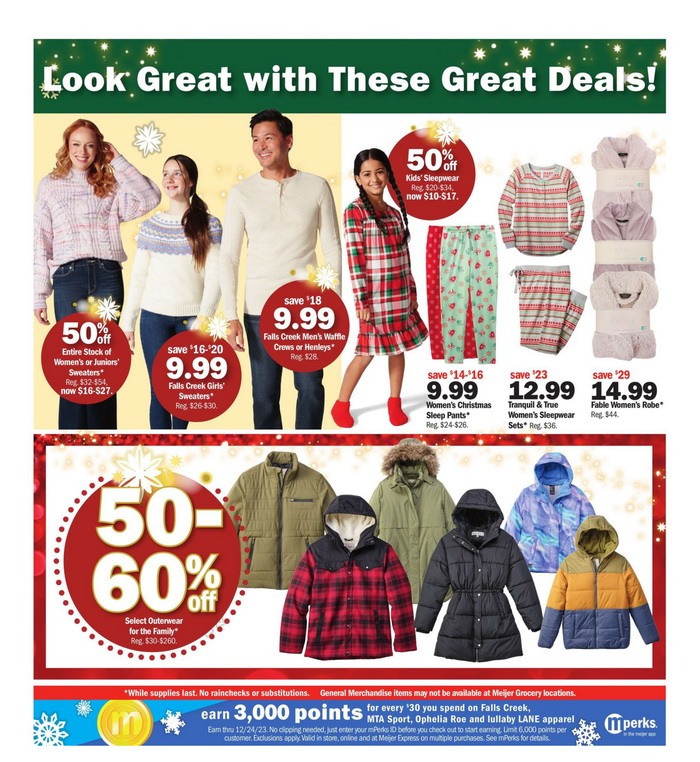 Meijer Holiday Ad Dec 17 – Dec 24, 2023 (Christmas Promotion Included)