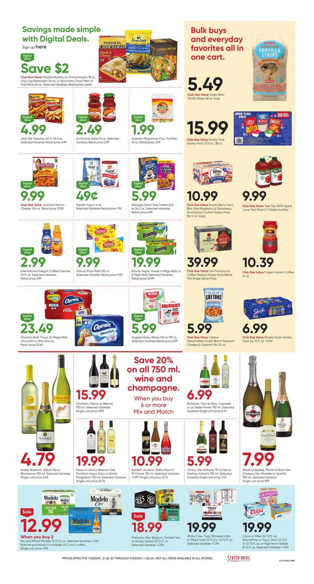 Stater Bros Weekly Ad Dec 27 Jan 02, 2024 (New Year Promotion Included)