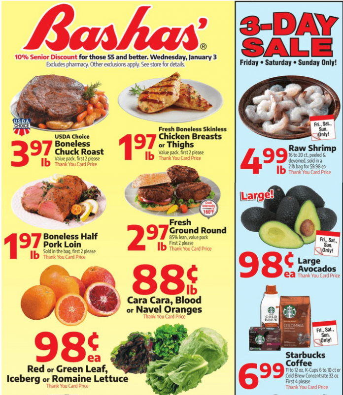 Bashas Weekly Ad Jan 03 Jan 09, 2024