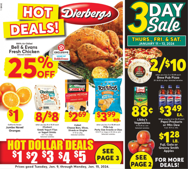 Dierbergs Markets Weekly Ad Jan 09 Jan 15, 2024