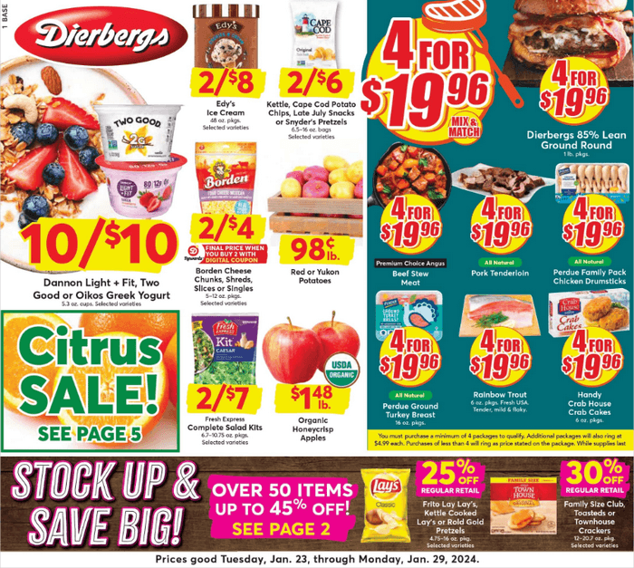 Dierbergs Markets Weekly Ad Jan 23 Jan 29, 2024