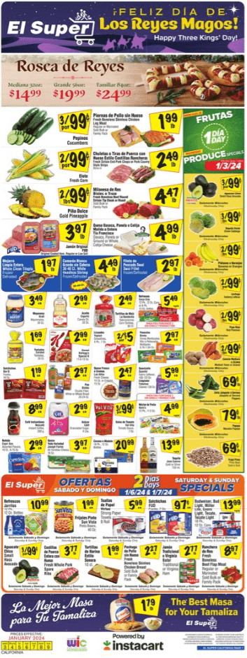 El Super Weekly Ad Jan 03 – Jan 09, 2024