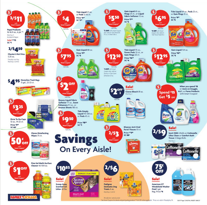 Family Dollar Weekly Ad Jan 07 – Jan 13, 2024