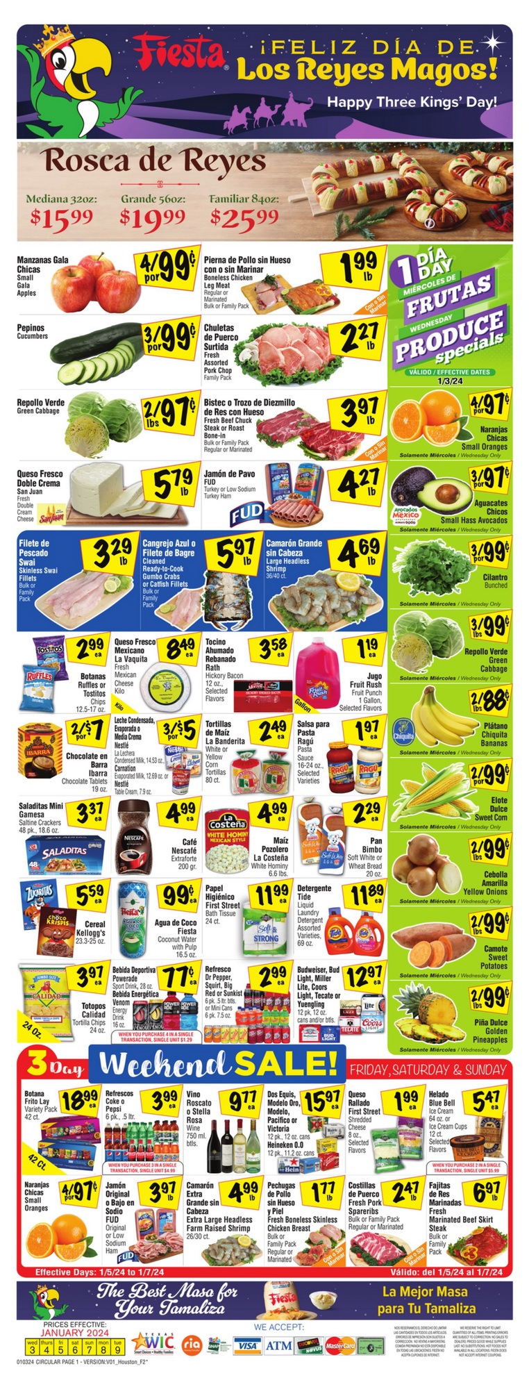 Fiesta Mart Weekly Ad Jan 03 – Jan 09, 2024