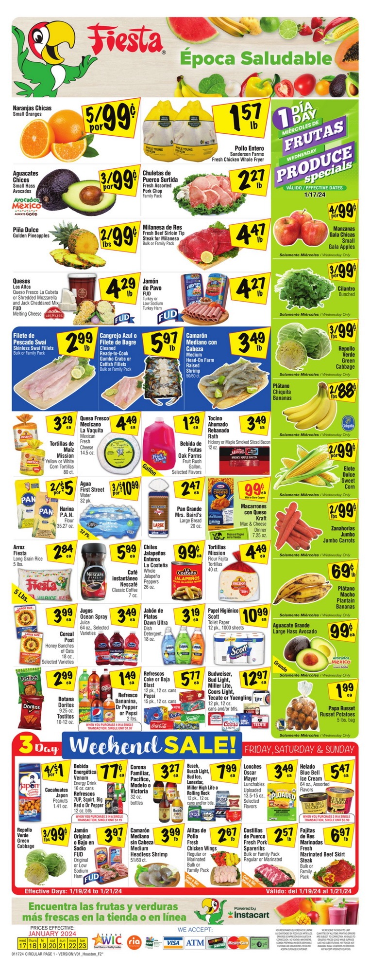 Fiesta Mart Weekly Ad Jan 17 –Jan 23, 2024