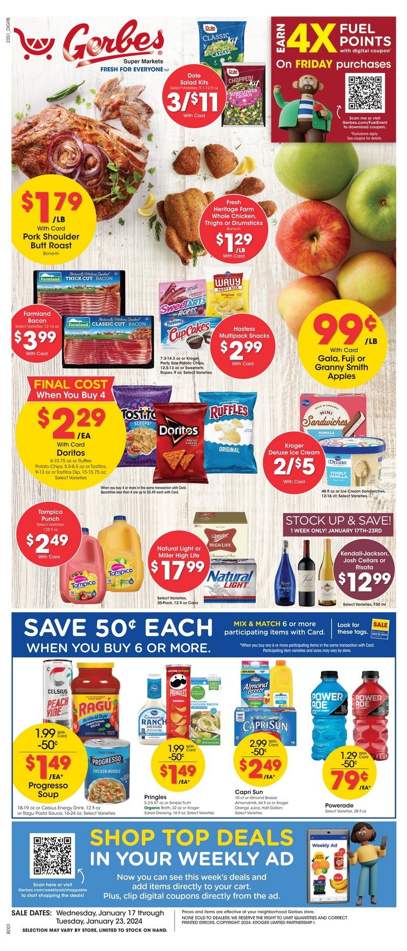 Gerbes Weekly Ad Jan 17 – Jan 23, 2024 (Valentine's Day Promotion Included)