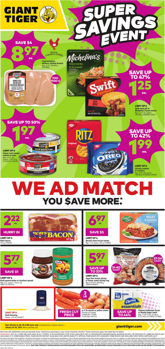 Giant Tiger Weekly Ad Jan 24 – Jan 30, 2024