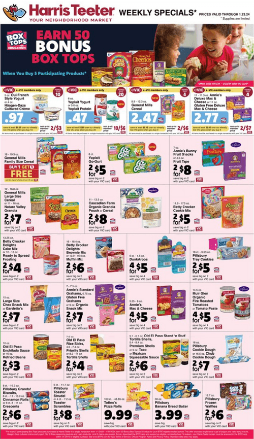 Harris Teeter Weekly Ad Jan 17 – Jan 23, 2024 - Part 2