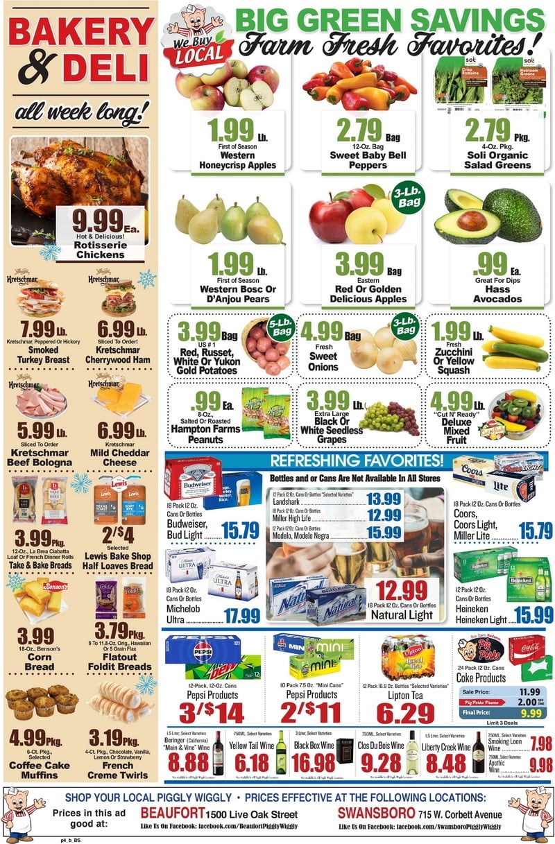 Piggly Wiggly Weekly Ad Jan 03 – Jan 09, 2024