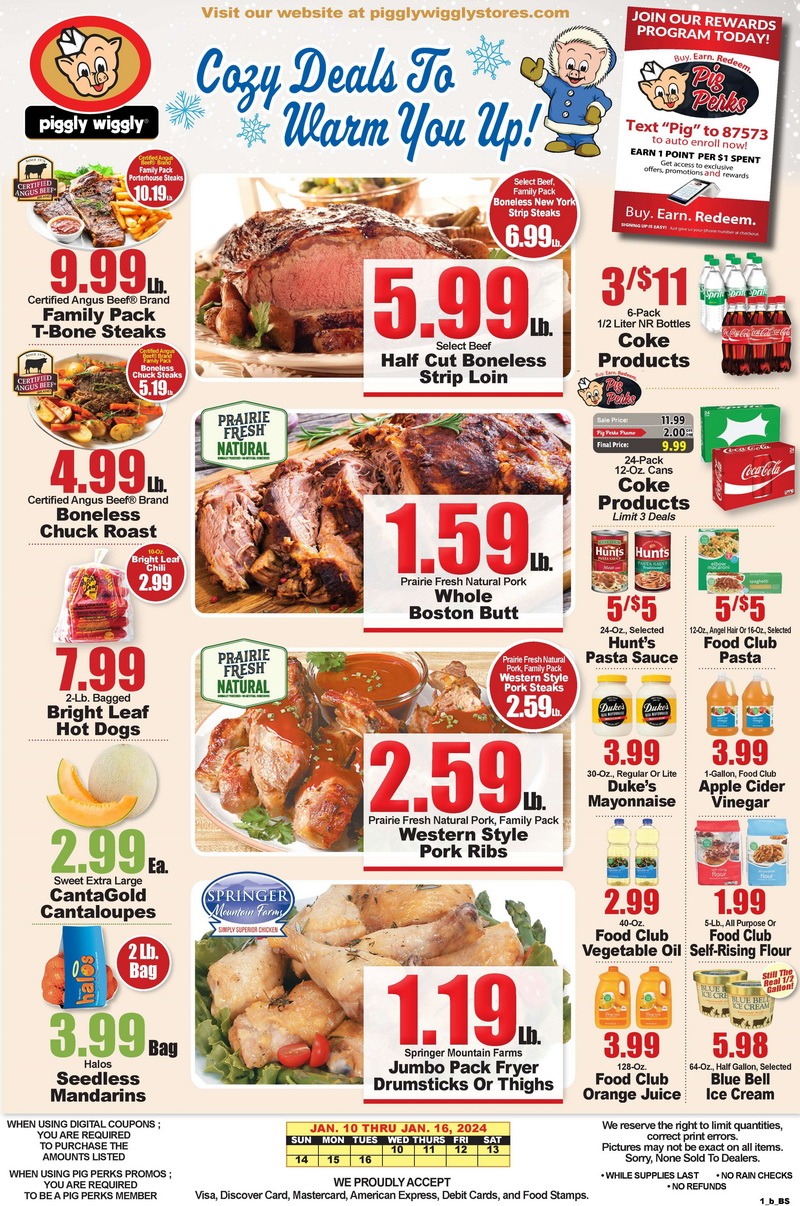 Piggly Wiggly Weekly Ad Jan 10 Jan 16, 2024