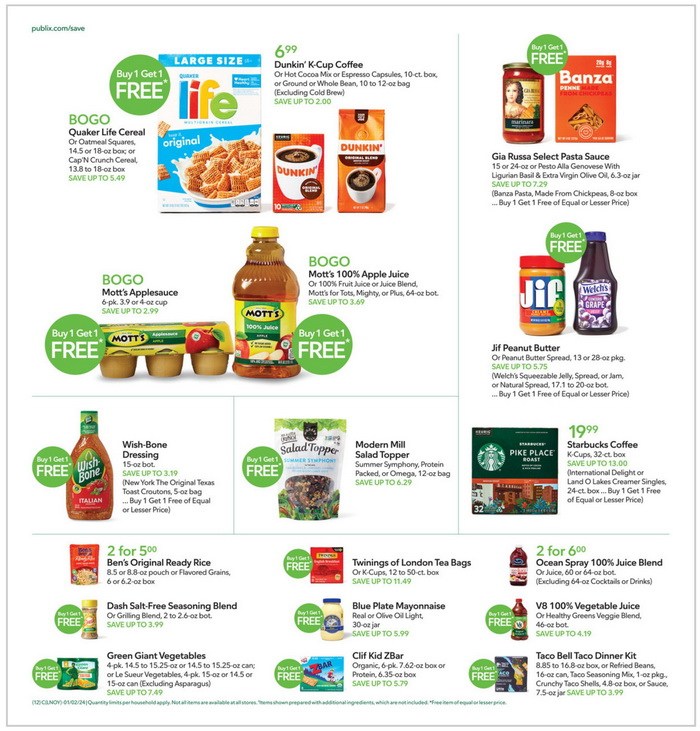 Publix Weekly Ad Jan 02 Jan 09, 2024