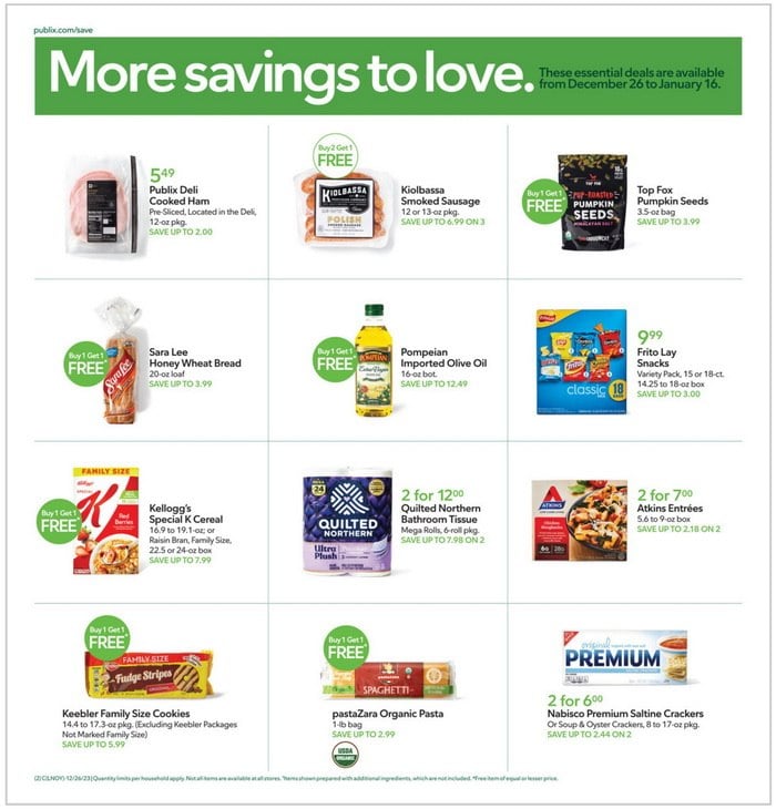 Publix Weekly Ad Jan 10 – Jan 16, 2024