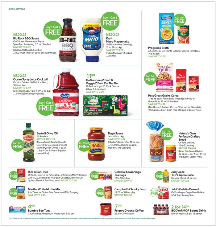 Publix Weekly Ad Jan 17 Jan 23, 2024