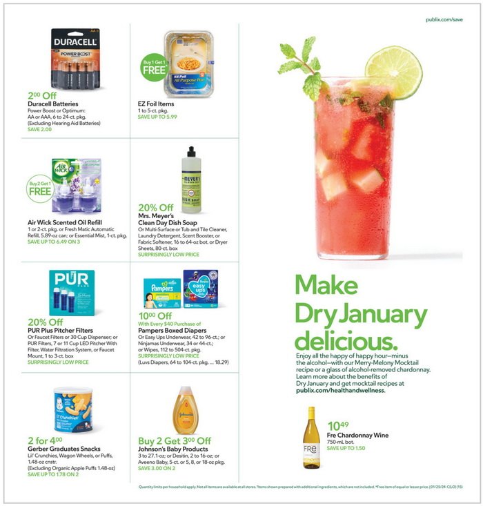 Publix Weekly Ad Jan 24 Jan 30, 2025 Part 2