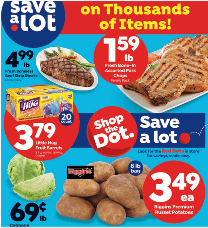 Save A Lot Weekly Ad Jan 10 – Jan 16, 2024