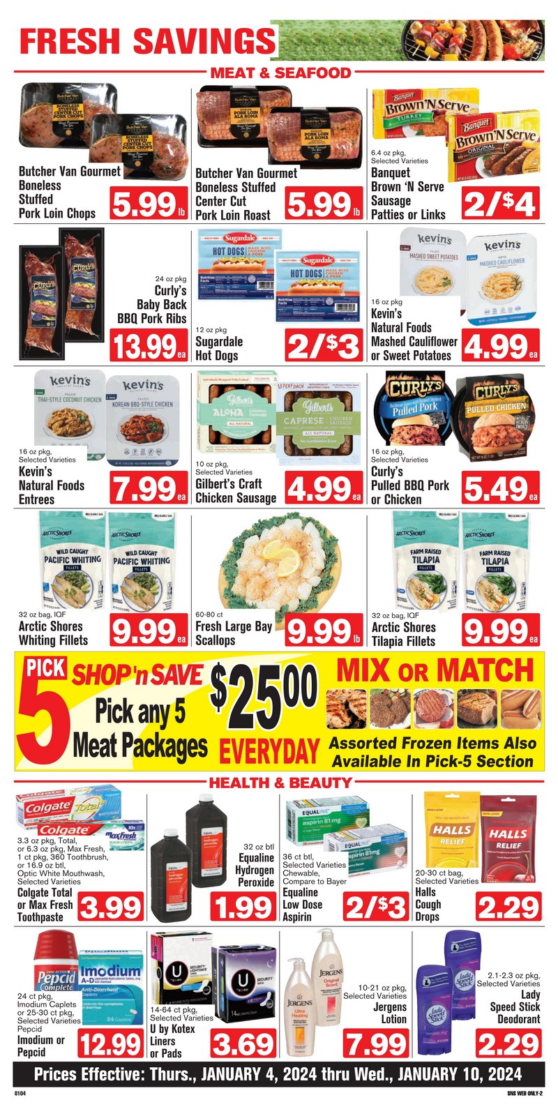 SHOP N SAVE Weekly Ad Jan 04 Jan 10 2024 New Year Promotion Included   Shopn Save 0104 0110 4 