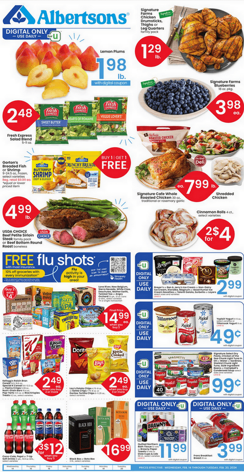 Albertsons Weekly Ad Feb 14 Feb 20, 2024