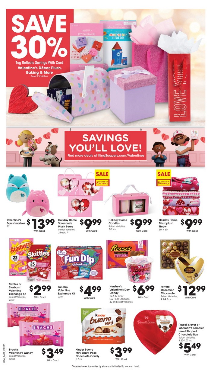 King Soopers Weekly Ad Feb 14 Feb 20, 2024 (Valentine's Day Promotion