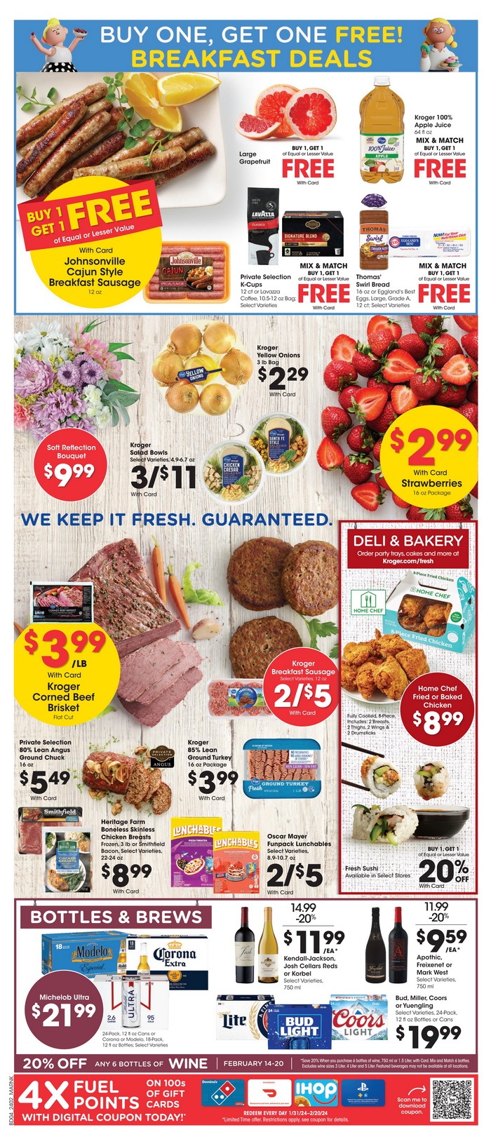 Kroger Weekly Ad Feb 14 Feb 20, 2024 (Valentine's Day Promotion Included)