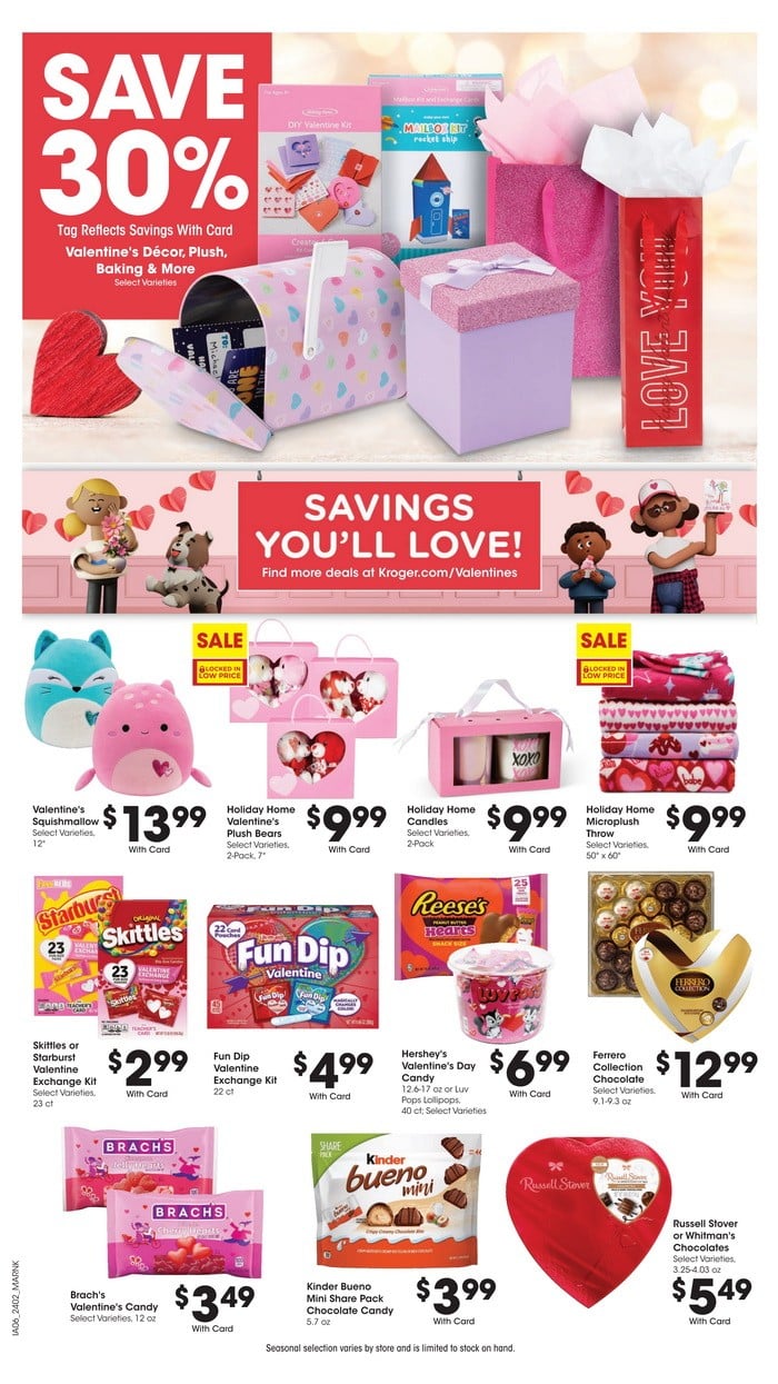 Kroger Weekly Ad Feb 14 Feb 20, 2024 (Valentine's Day Promotion Included)