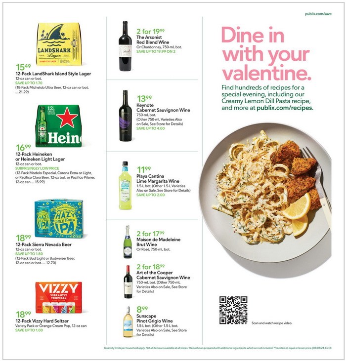 Publix Weekly Ad Feb 07 Feb 13, 2024 (Valentine's Day Promotion Included)