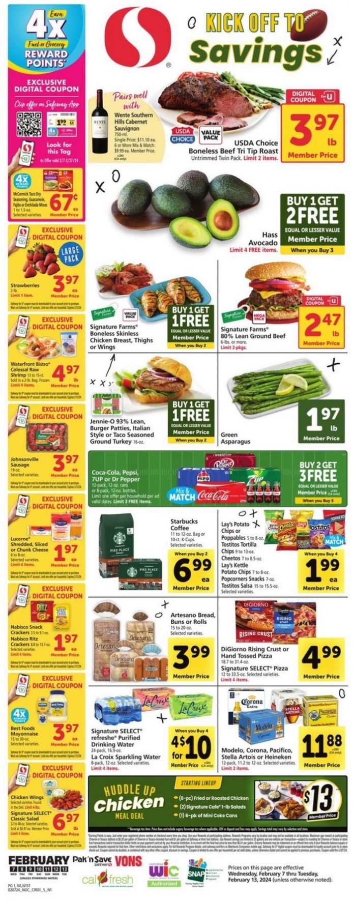 Safeway Weekly Ad Feb 07 Feb 13, 2024 (Lunar New Year & Valentine's