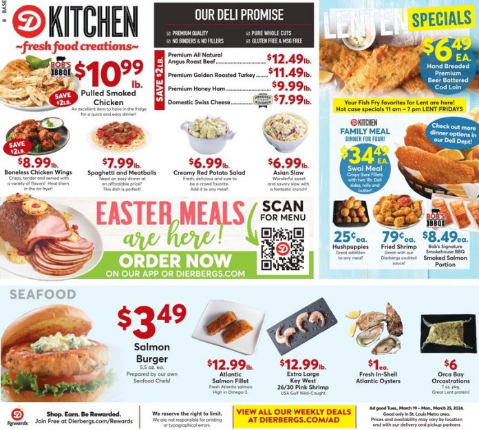 Dierbergs Markets Weekly Ad Mar 19 Mar 25, 2024 (Easter Promotion