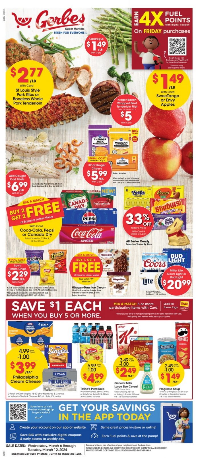 Gerbes Weekly Ad Mar 06 – Mar 12, 2024 (Easter Promotion Included)