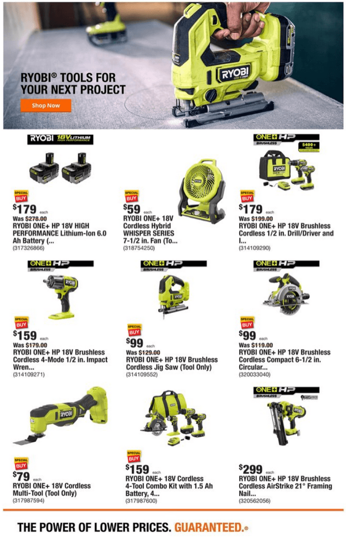 Home Depot Weekly Ad Mar 11 – Mar 20, 2024