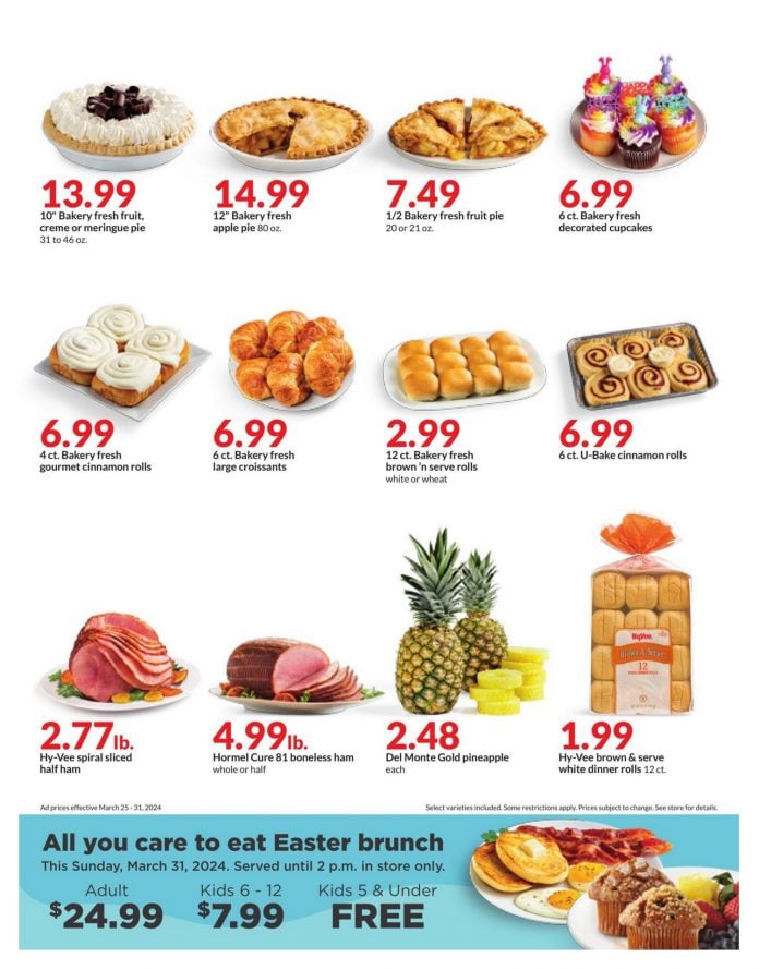 HyVee Weekly Ad Mar 25 Mar 31, 2024 (Easter Promotion Included)