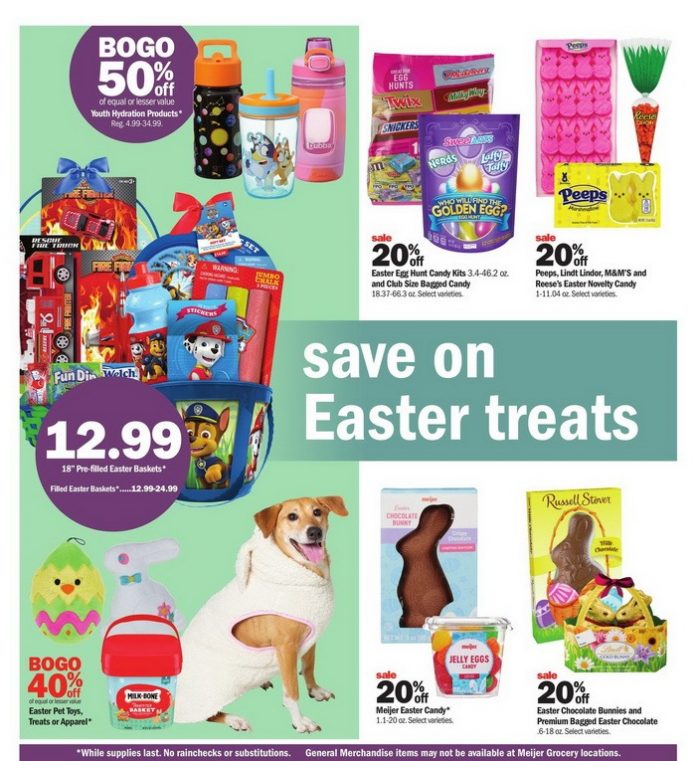 Meijer Easter Ad Mar 17 Mar 23, 2024