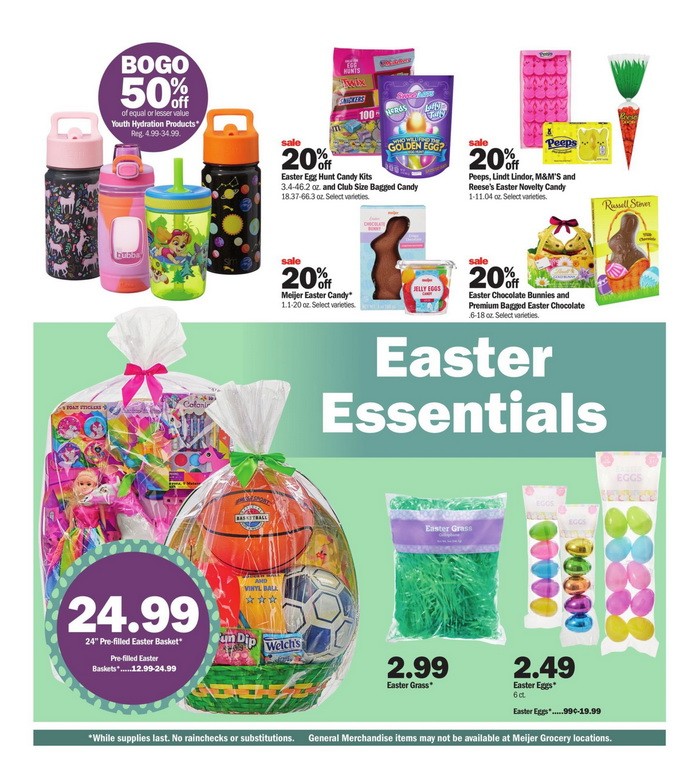 Meijer Easter Ad Mar 24 Mar 31, 2024