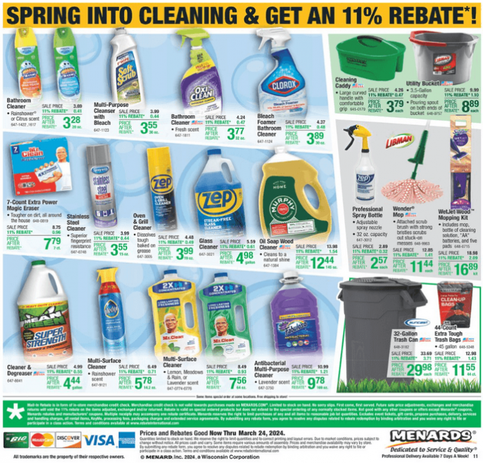 Menards Weekly Ad Mar 14 Mar 24, 2024 (Easter Promotion Included)