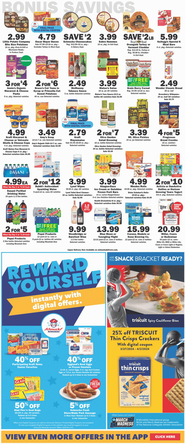 Schnucks Weekly Ad Mar 27 Apr 02, 2024 (Easter Promotion Included)