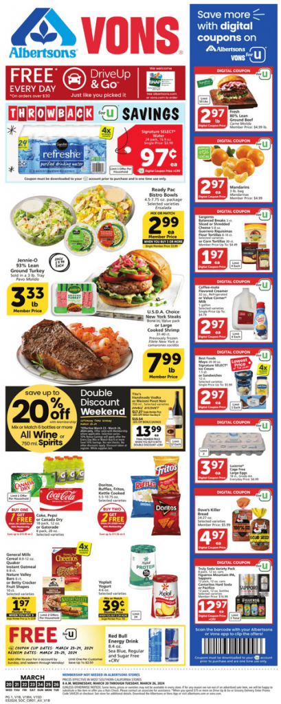 Vons Weekly Ad Mar 20 – Mar 26, 2024