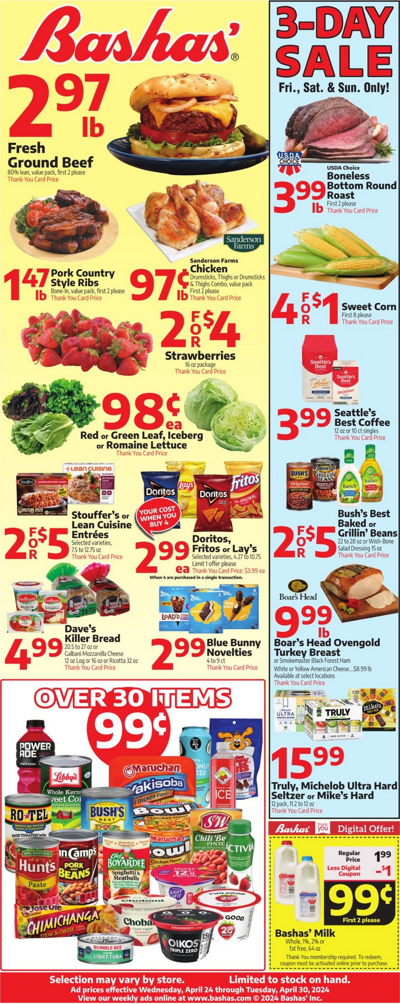 Bashas Weekly Ad Apr 24 – Apr 30, 2024