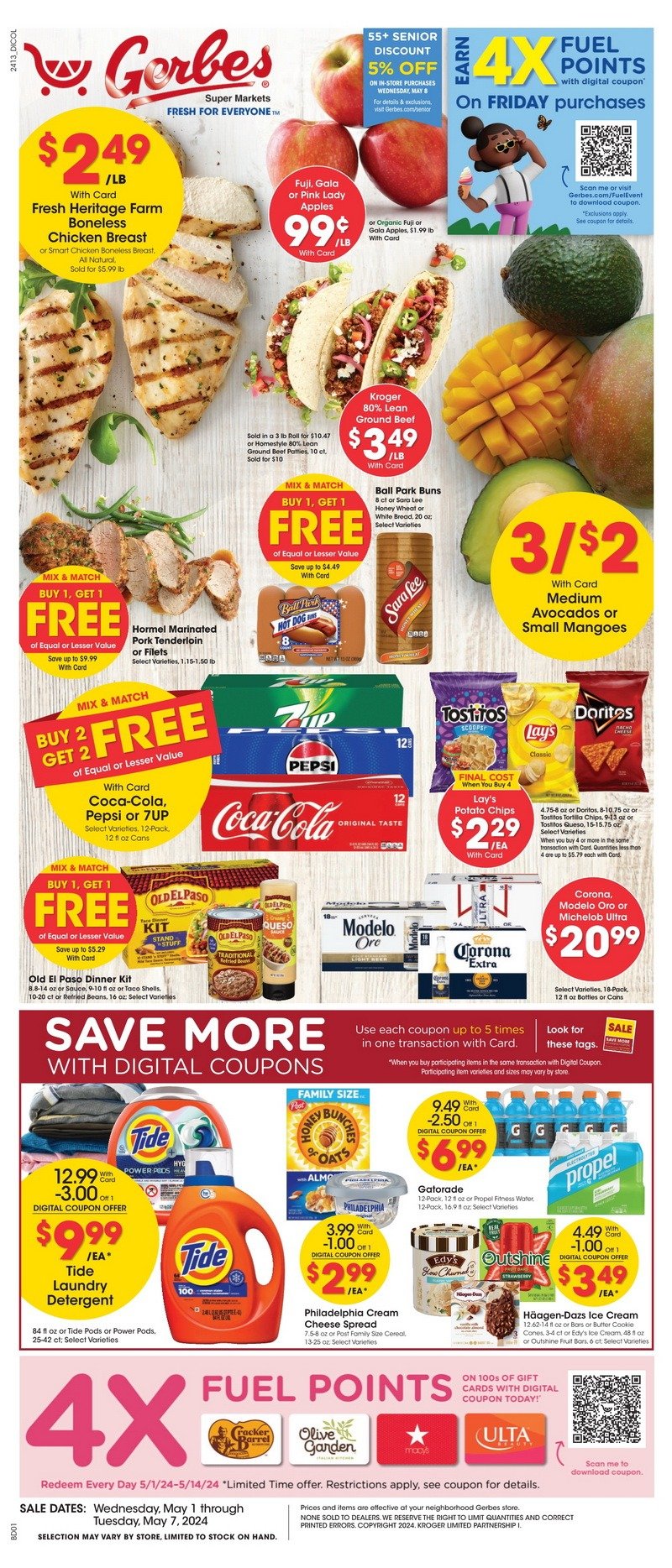 Gerbes Weekly Ad May 01 – May 07, 2024