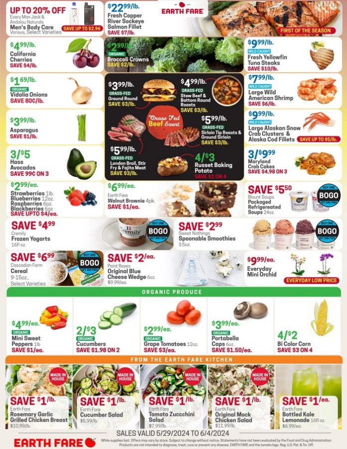 Earth Fare Weekly Ad May 29 – Jun 04, 2024