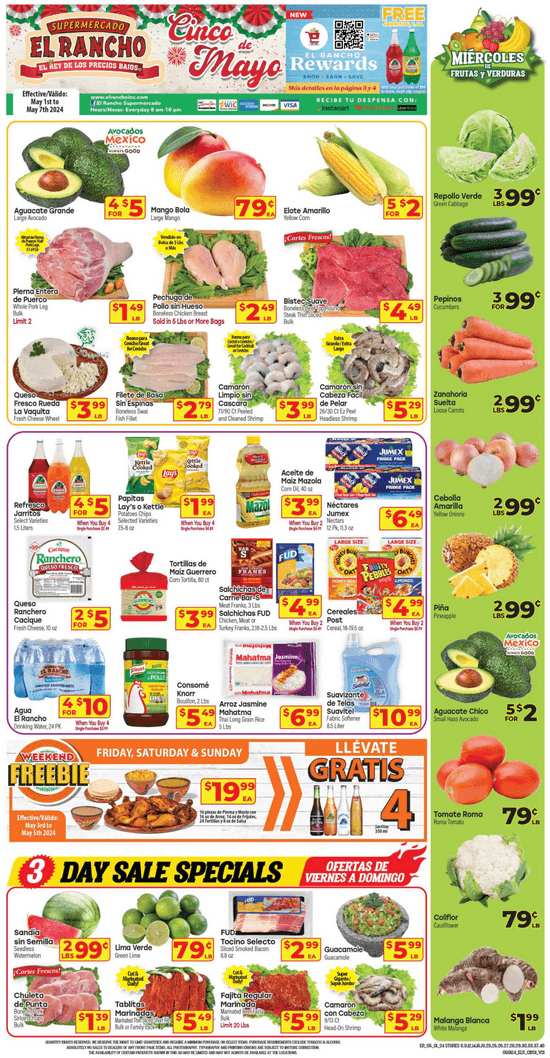 El Rancho Weekly Ad May 01 – May 07, 2024