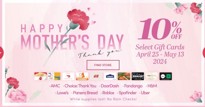 Market Basket Mother's Day Gift Cards Ad Apr 25 – May 13, 2024