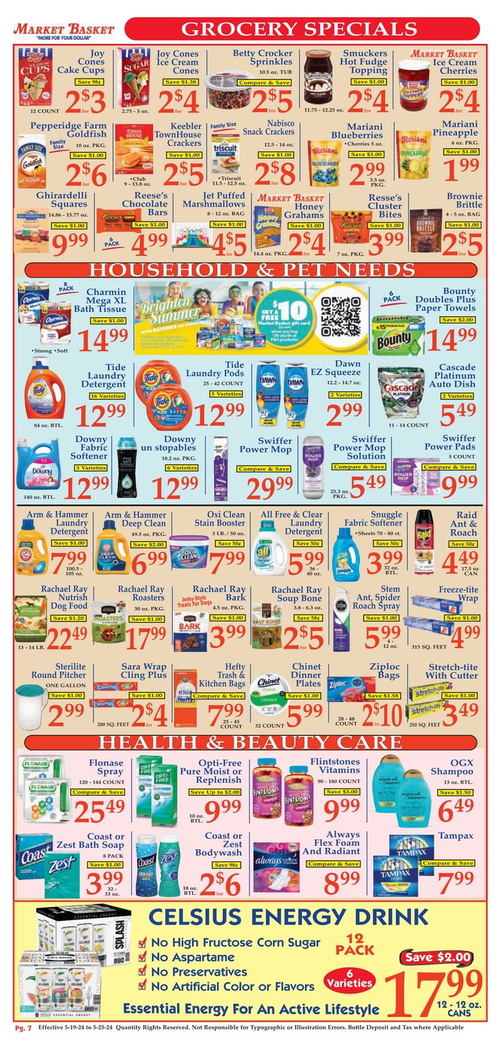 Market Basket Weekly Ad May 19 – May 25, 2024 (Memorial Day Promotion ...