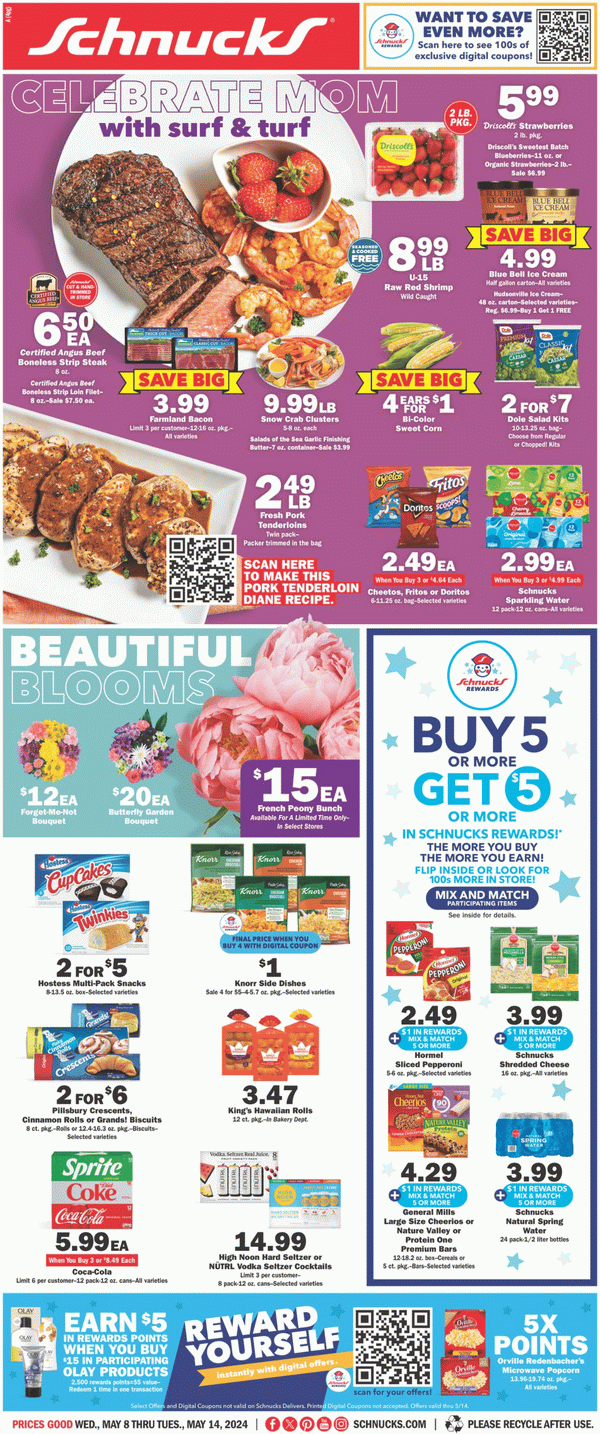 Schnucks Weekly Ad May 08 May 14, 2024 (Mother's Day Promotion Included)