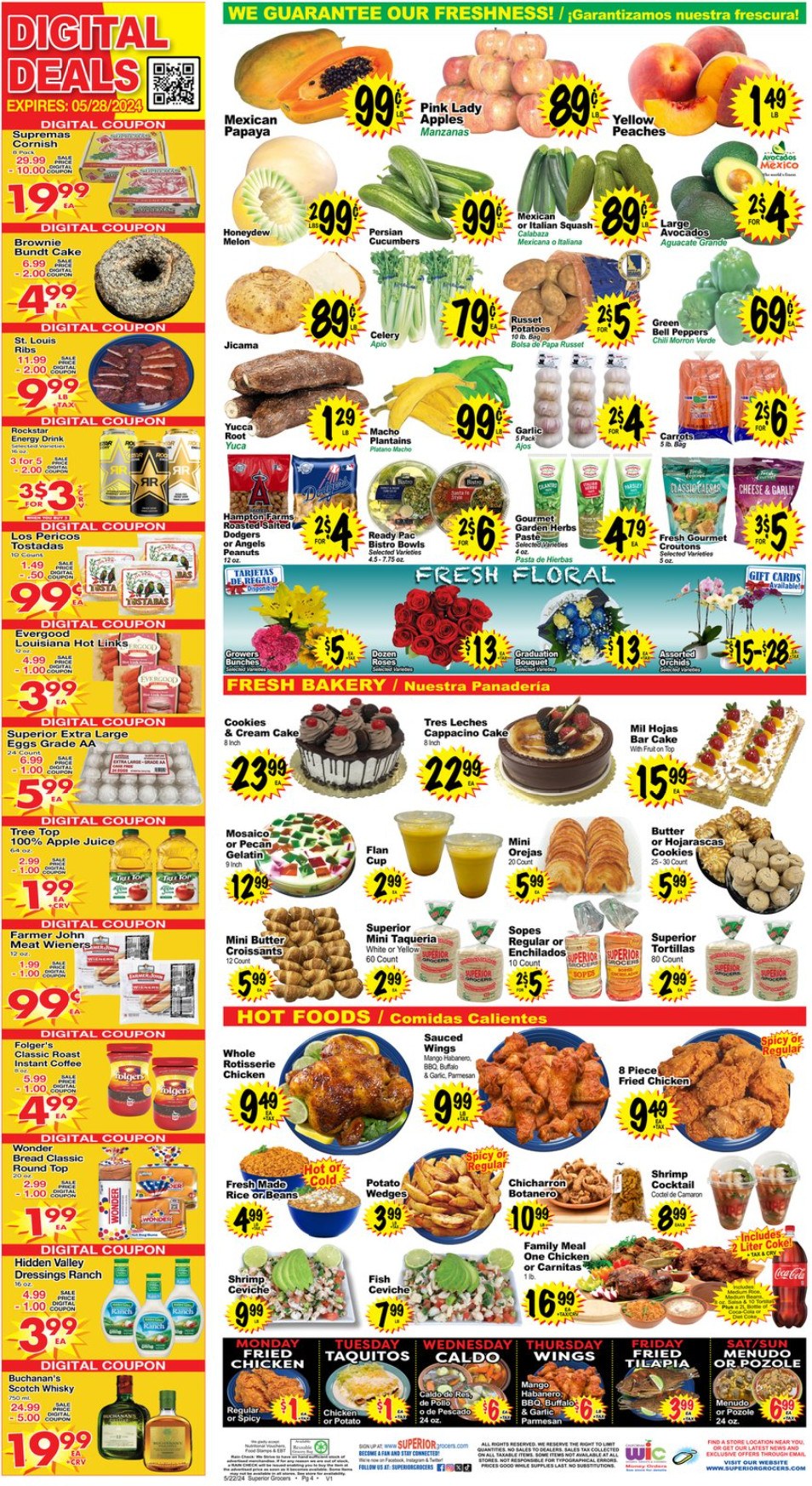 Superior Grocers Weekly Ad May 22 – May 28, 2024 (memorial Day 