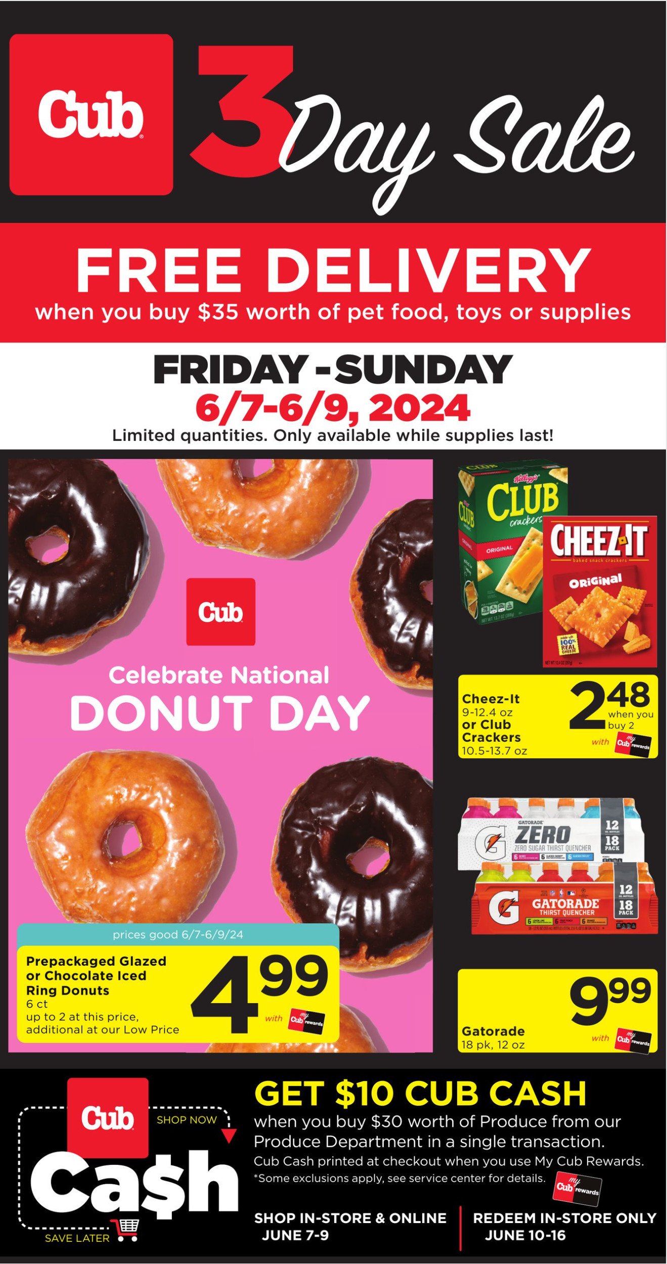 Cub Foods ThreeDay Sale Jun 07 Jun 09, 2024