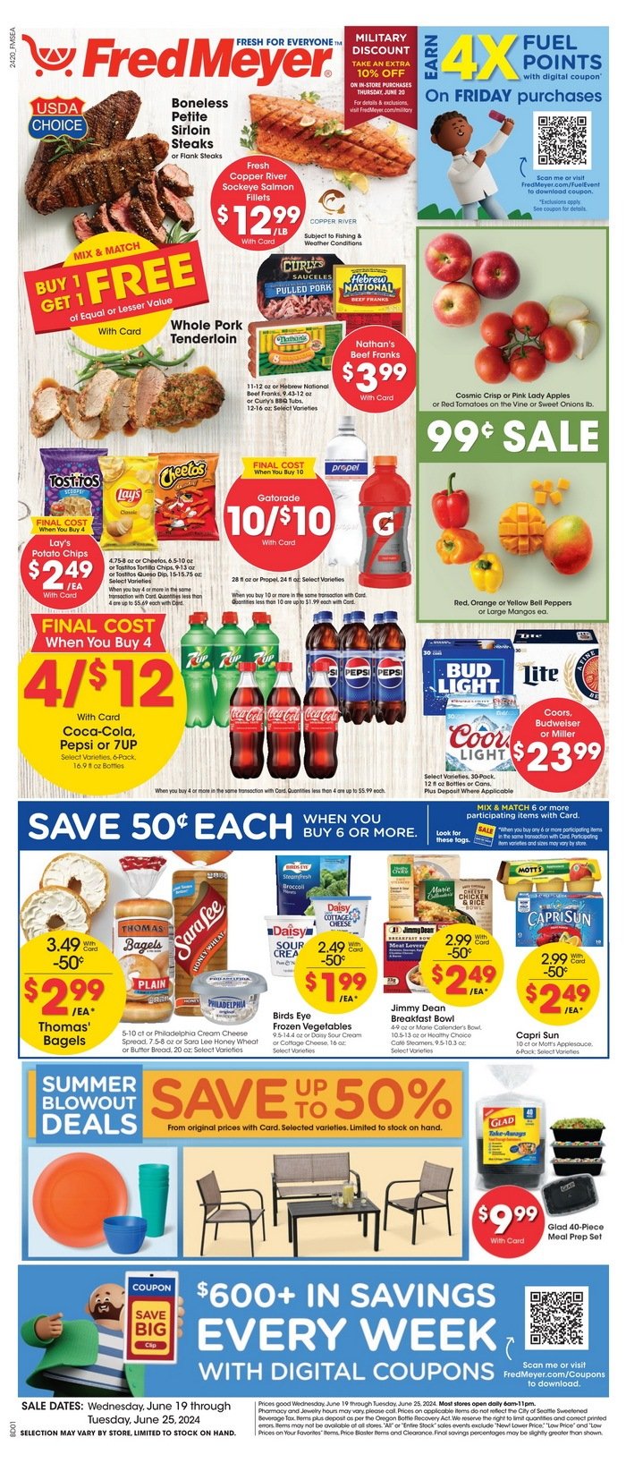 Fred Meyer Weekly Ad Jun 19 – Jun 25, 2024