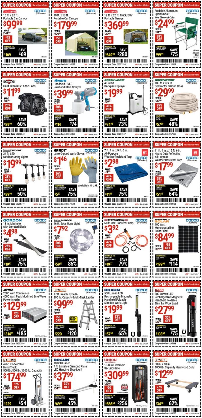 Harbor Freight Parking Lot Coupon Sale Jun 14 Jun 16, 2024