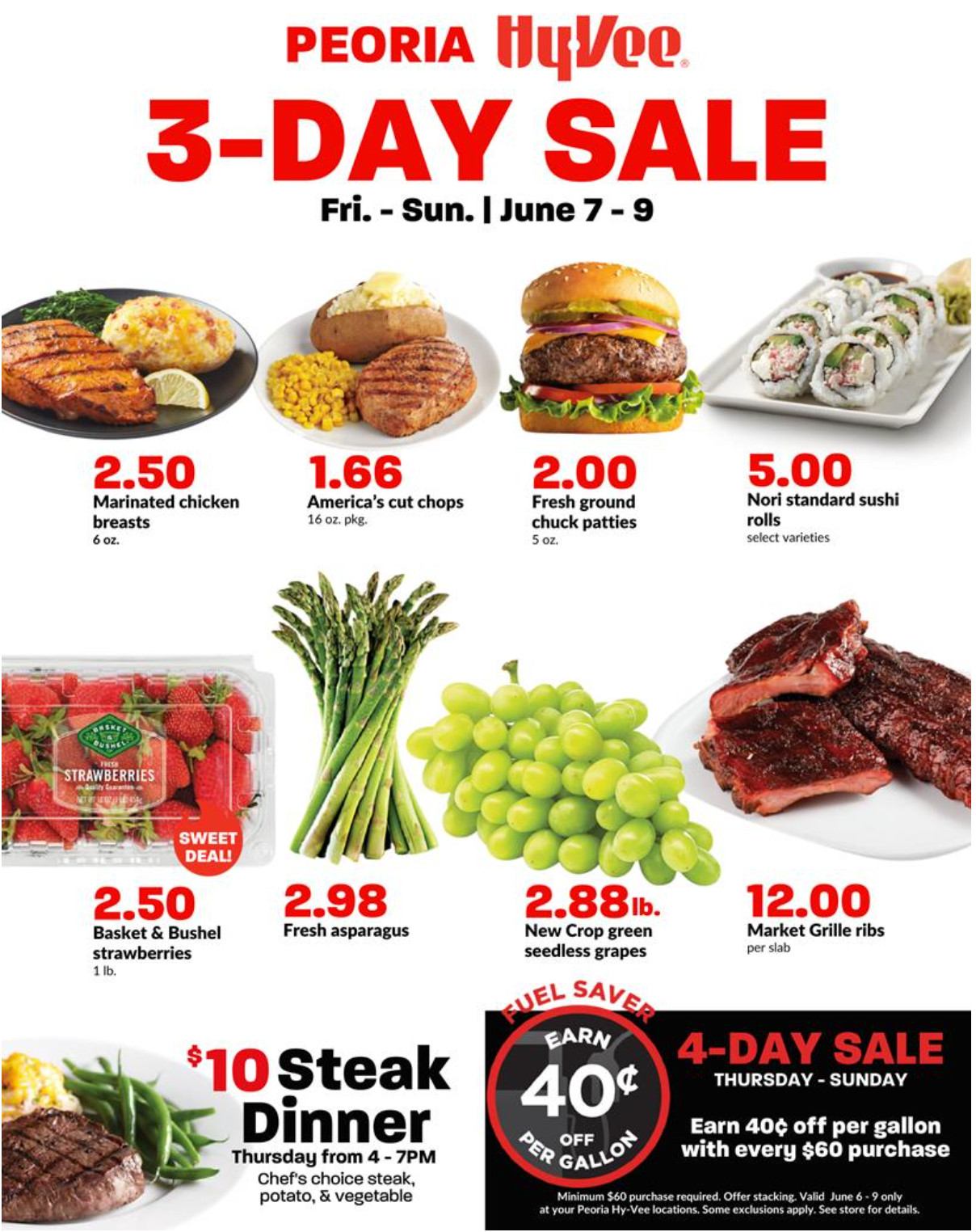 HyVee ThreeDay Sale Jun 07 Jun 09, 2024