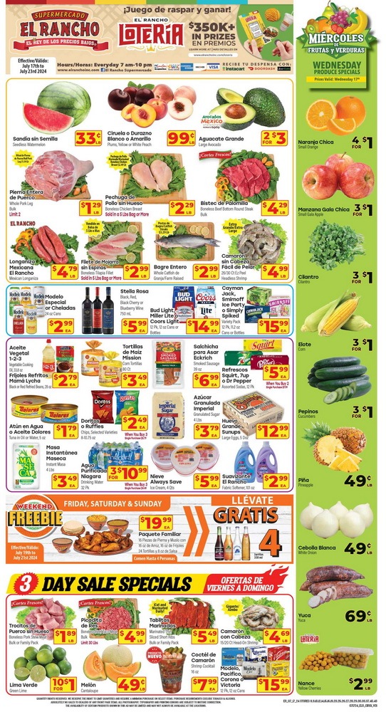 El Rancho Weekly Ad Jul 17 – Jul 23, 2024