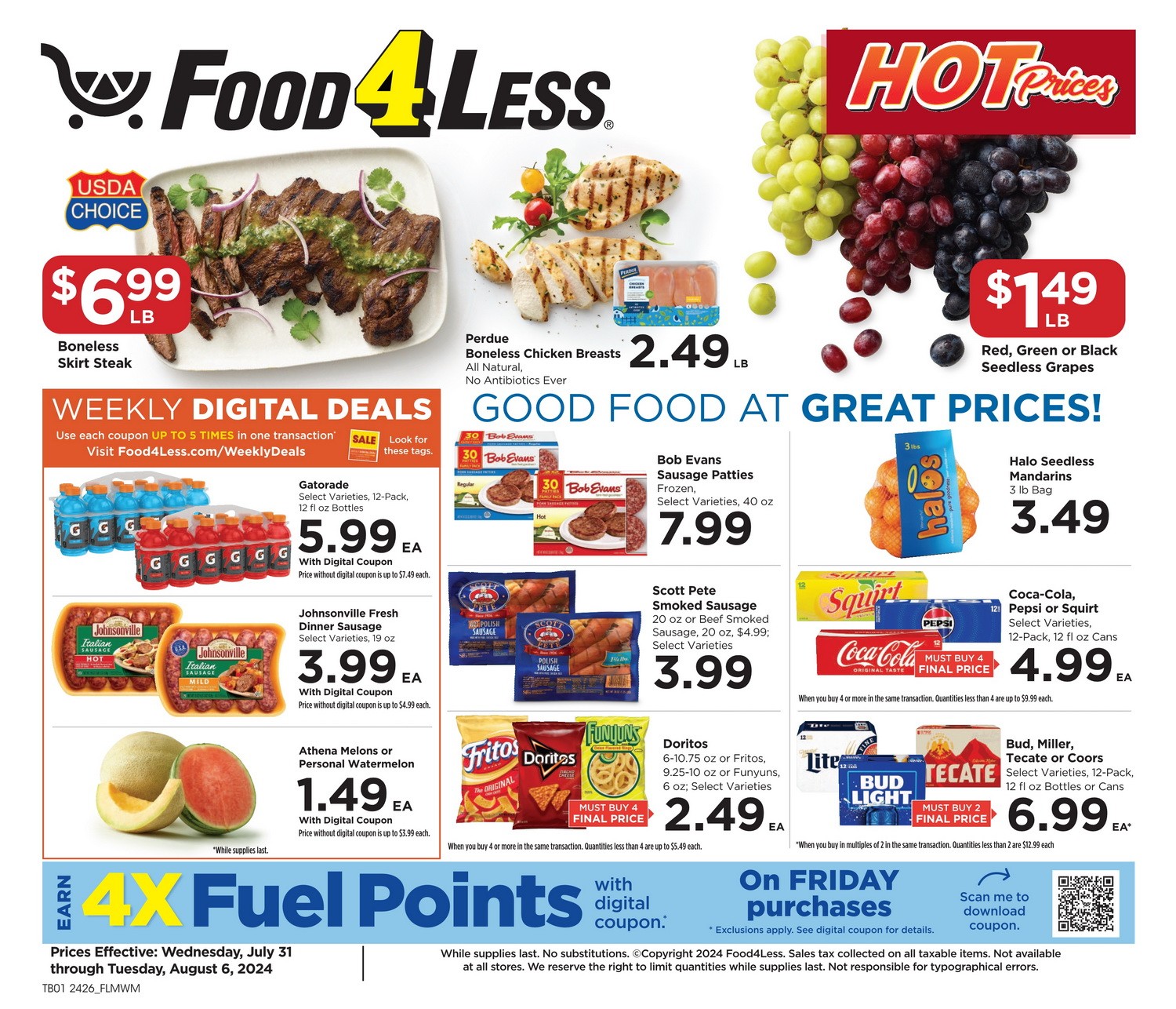 Weekly Ad Food for Less Maximizing Savings and Deals